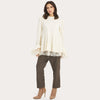 Beige Peplum T-Shirt